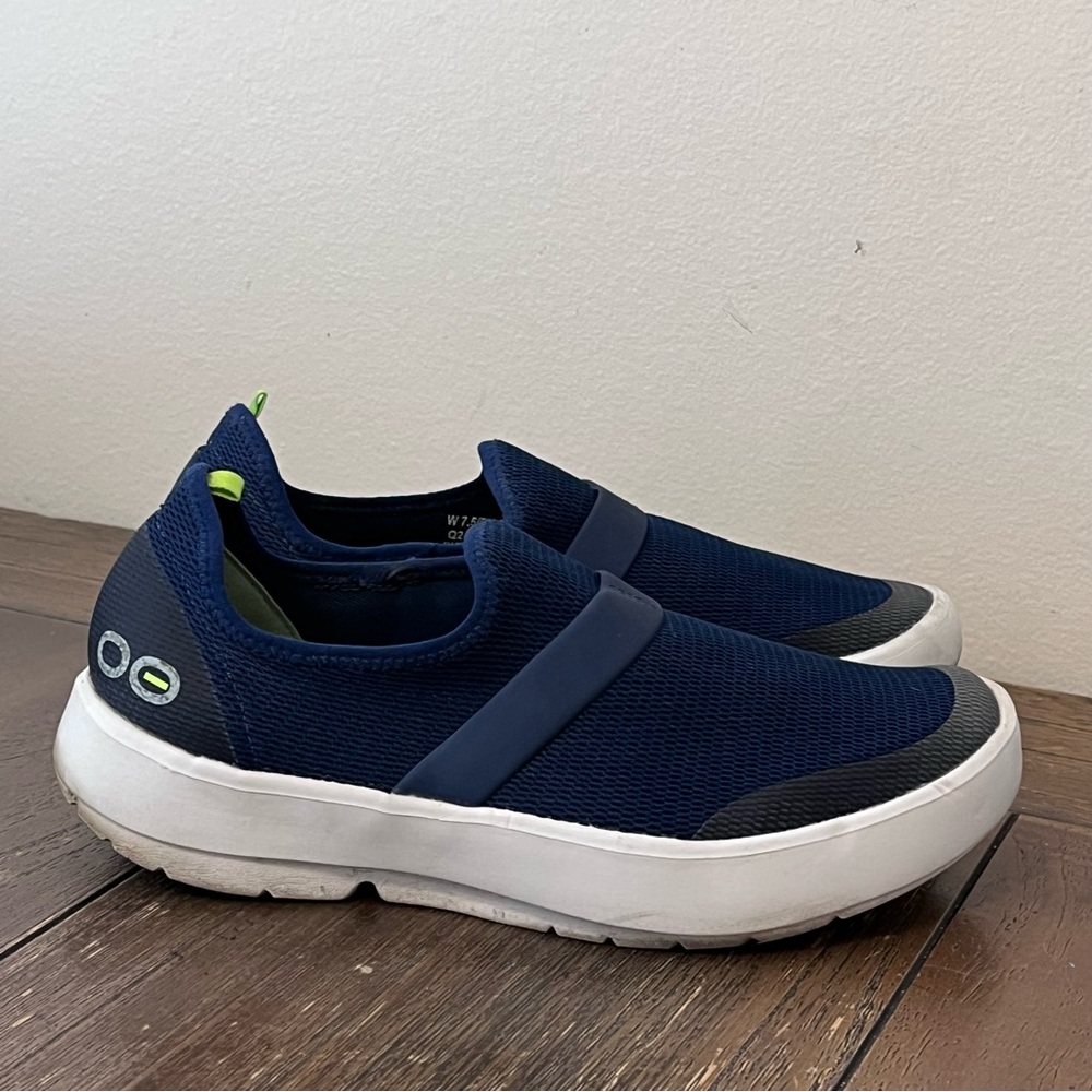 OOFOS Oomg Low Blue Shoes Womens 8 - Picture 9 of 12